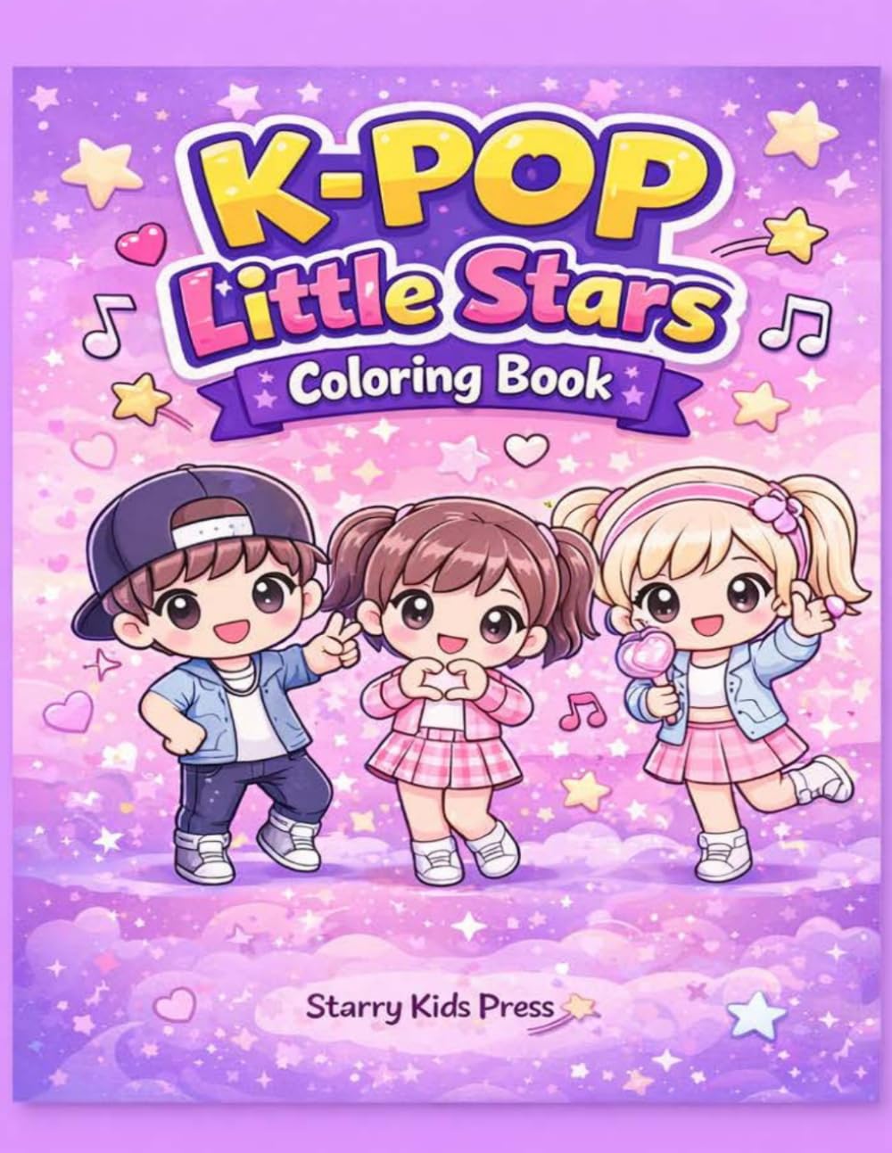 K-Pop Little Stars Coloring Book