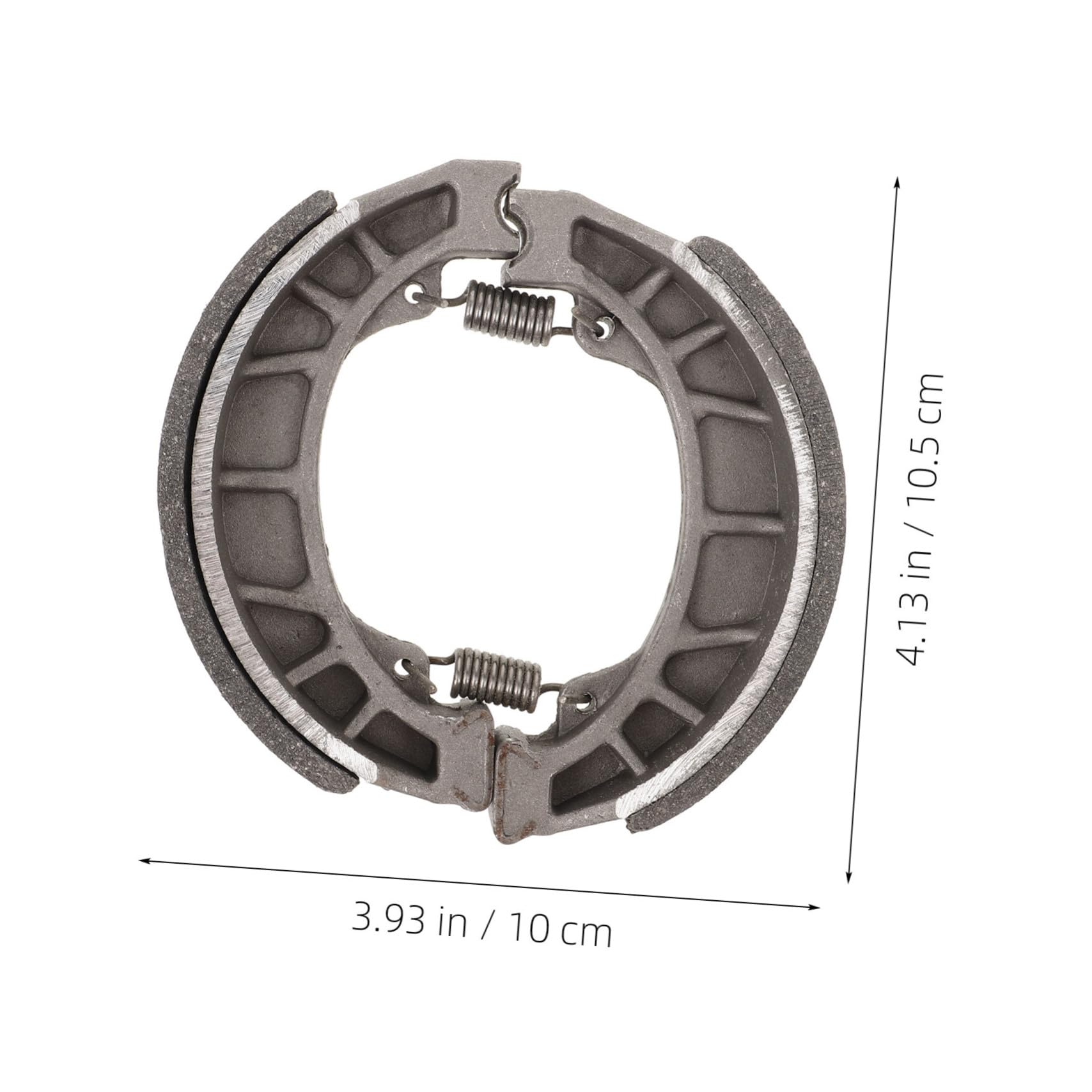 Zapatas De Freno Traseras Para Motocicleta Y Scooter Bloque De Freno MetáLico Reemplazo FáCil Y Compatible Con Mini Bicicletas Y Ciclomotores 4.13X3.93X0.90In