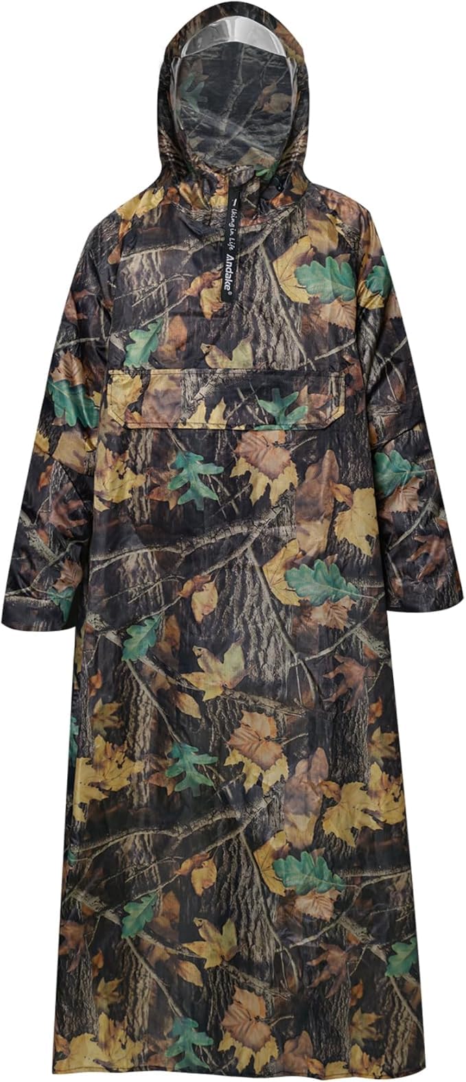 Andake Chubasquero impermeable, ligero y portátil, con mangas, unisex, material resistente a las grietas, adecuado para actividades al aire libre, ciclismo, senderismo, pesca