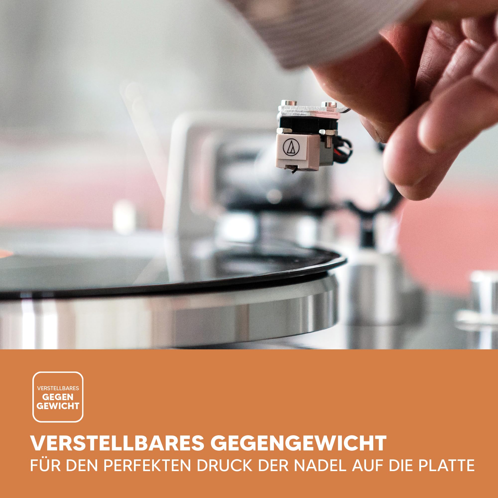 Lenco LBT-188WA - Vinyl Plattenspieler mit Bluetooth Ausgang