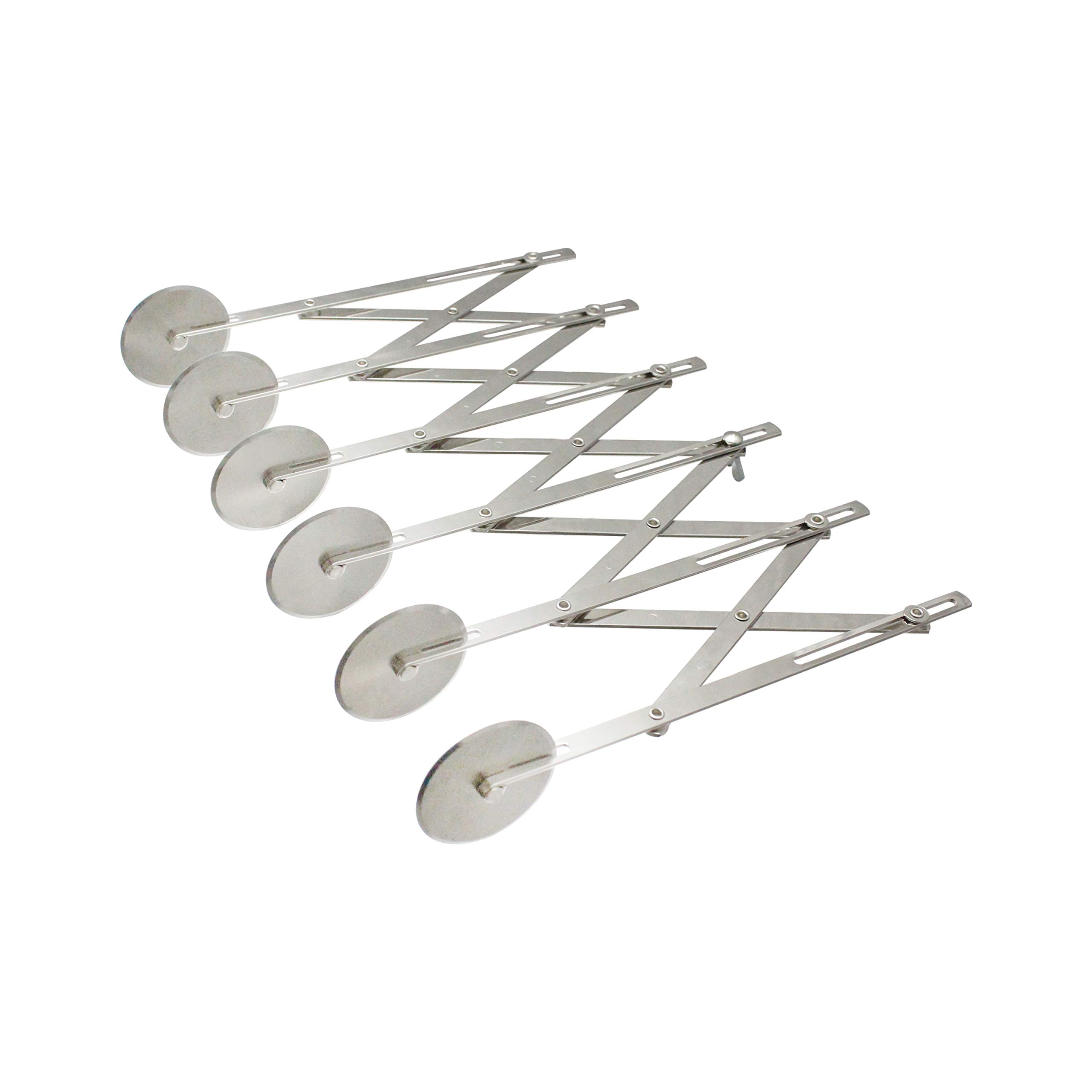 Thunder GroupSLADD06 Dough Divider, 6 wheel, adjustable, lockable, stainless steel