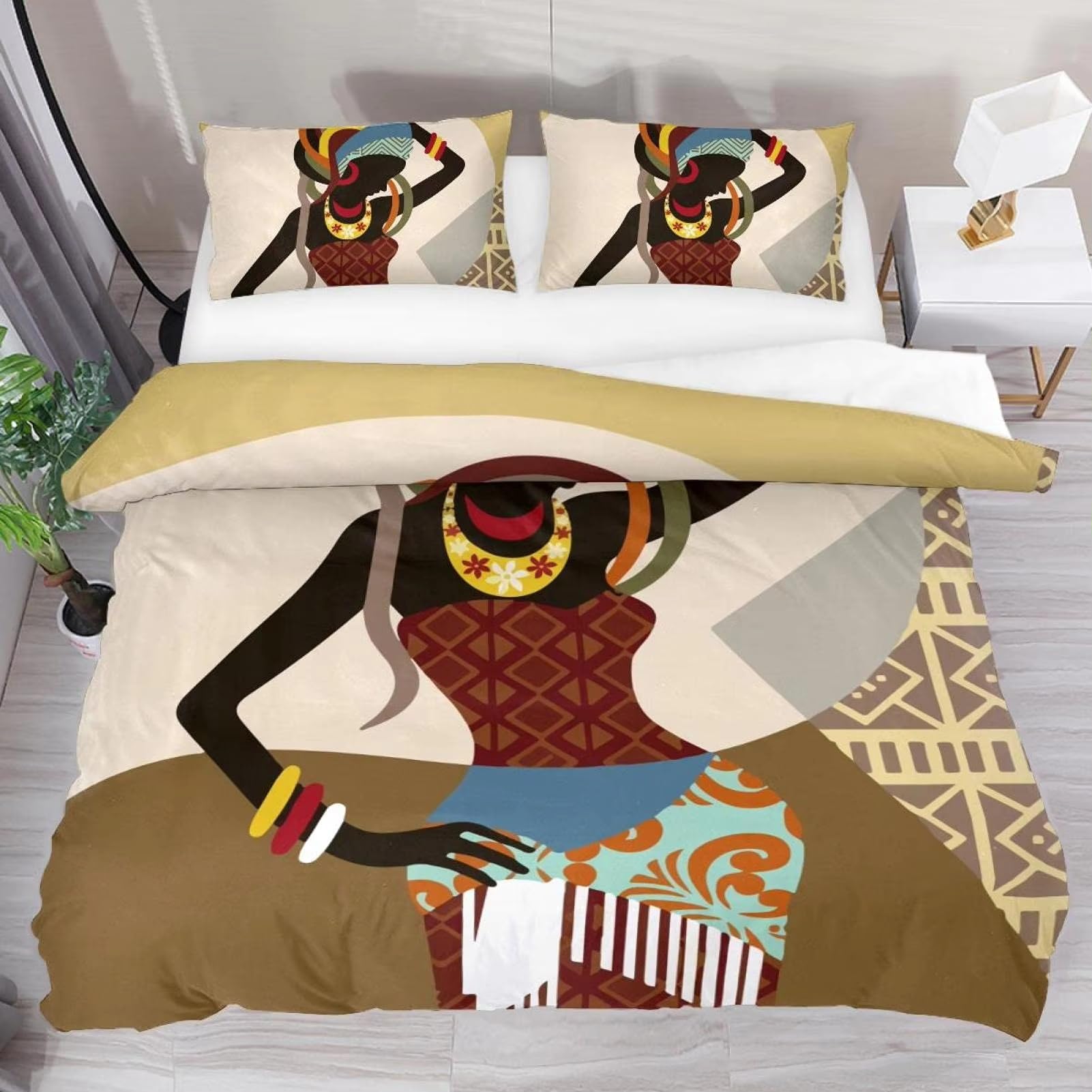 Housse de couette enfant 90x190 avec 2 taies d'oreiller 65x65