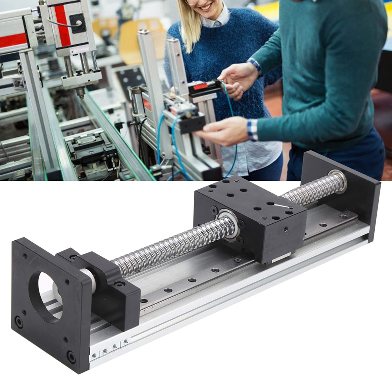 Garosa Plataforma Deslizante Manual de 2 Ejes, Guía Lineal de Bola de 80