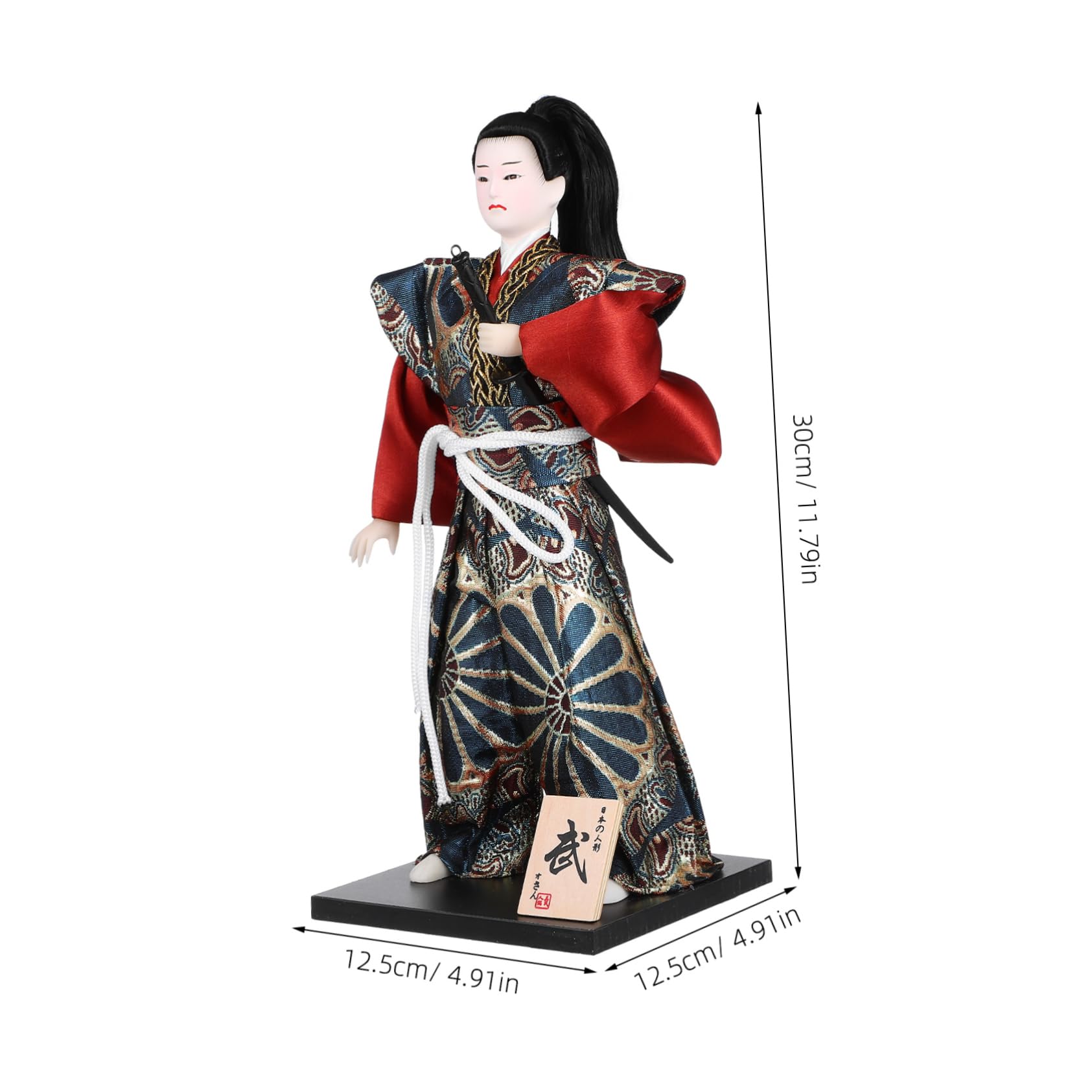 Muñeca Samurái Japonesa De Estatua De Guerrero Samurái para Coleccionista Figura De Acción para Escritorio o Decoración De Interiores
