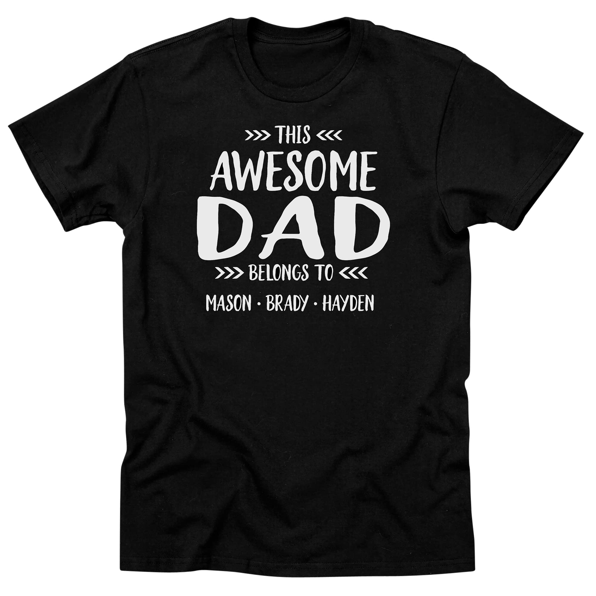 Personalization Universe This Awesome Dad Belongs to Personalized Men's Shirts