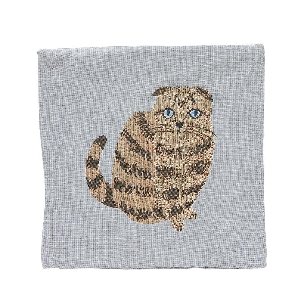 新品 松尾ミユキ クッションカバー stella 45×45cm 猫 ねこ ネコ