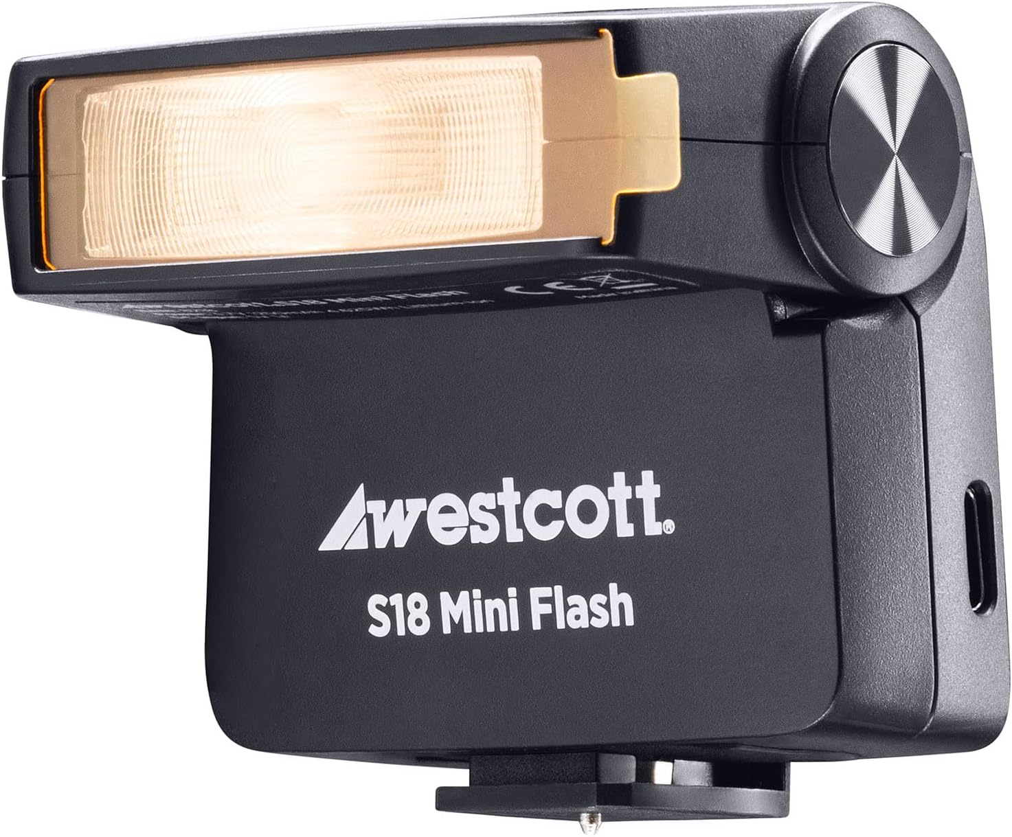 Westcott S18 Mini Camera Flash Speedlite - Compatible with All Camera Brands and Models via Hot Shoe Flash