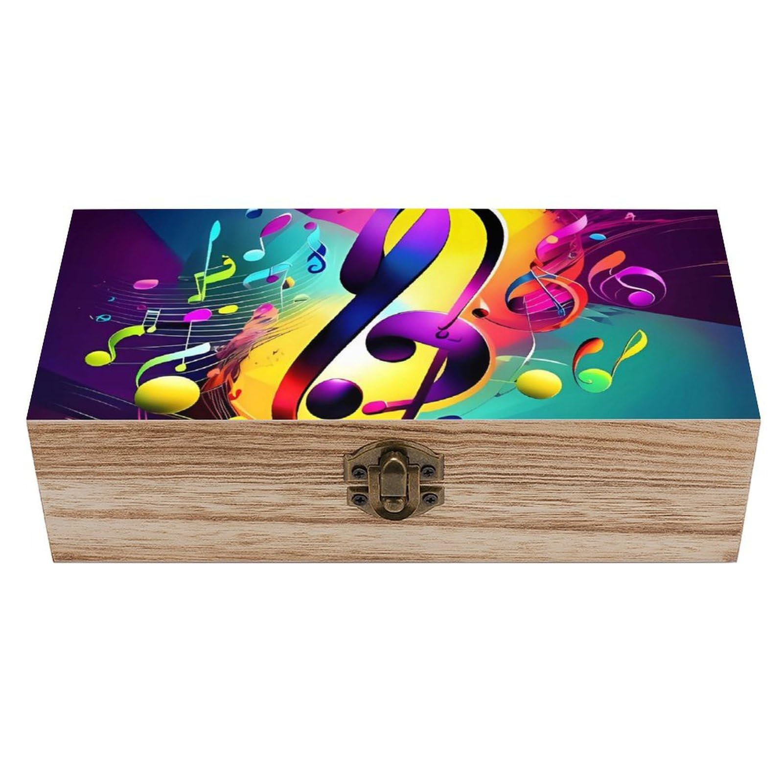 Boîte de rangement en bois pour bijoux : rangez vos souvenirs en musique