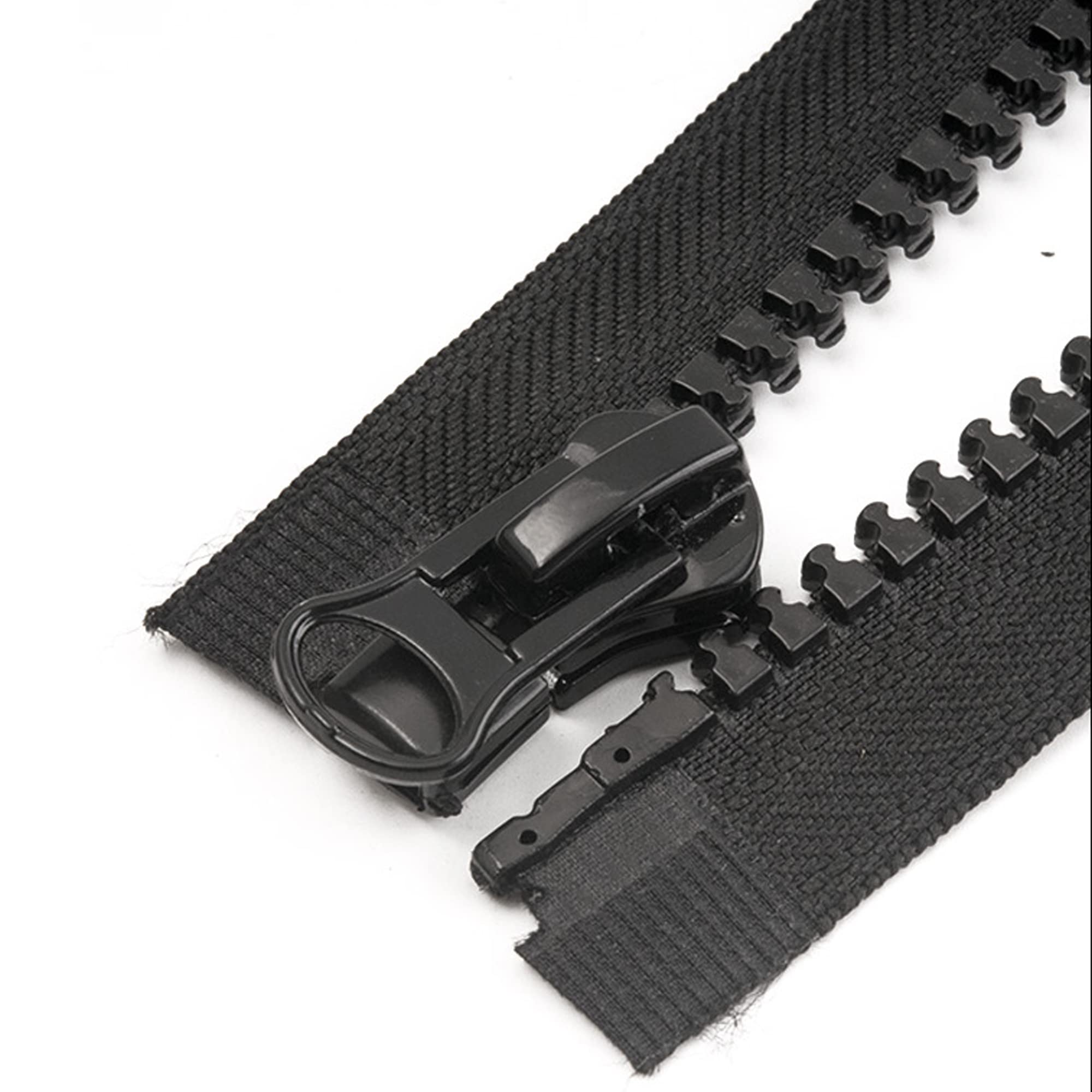 Ftiemlovde Cerniera Lampo #5 Divisibile 70 Cm (2 Pezzi) | Plastica Con Cursore In Metallo Per Giacca E Tende