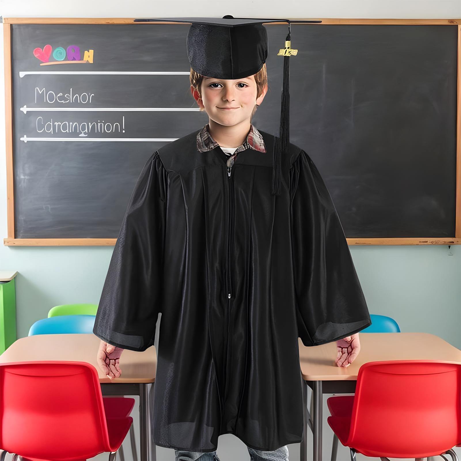 Rozdział ukończenia szkoły i sukienka dla, czapka przedszkolna i sukienka | Przedszkole na zakończenie szkoły szwajcarskiej - kostium absolwenta, kostiumy fotograficzne performance
