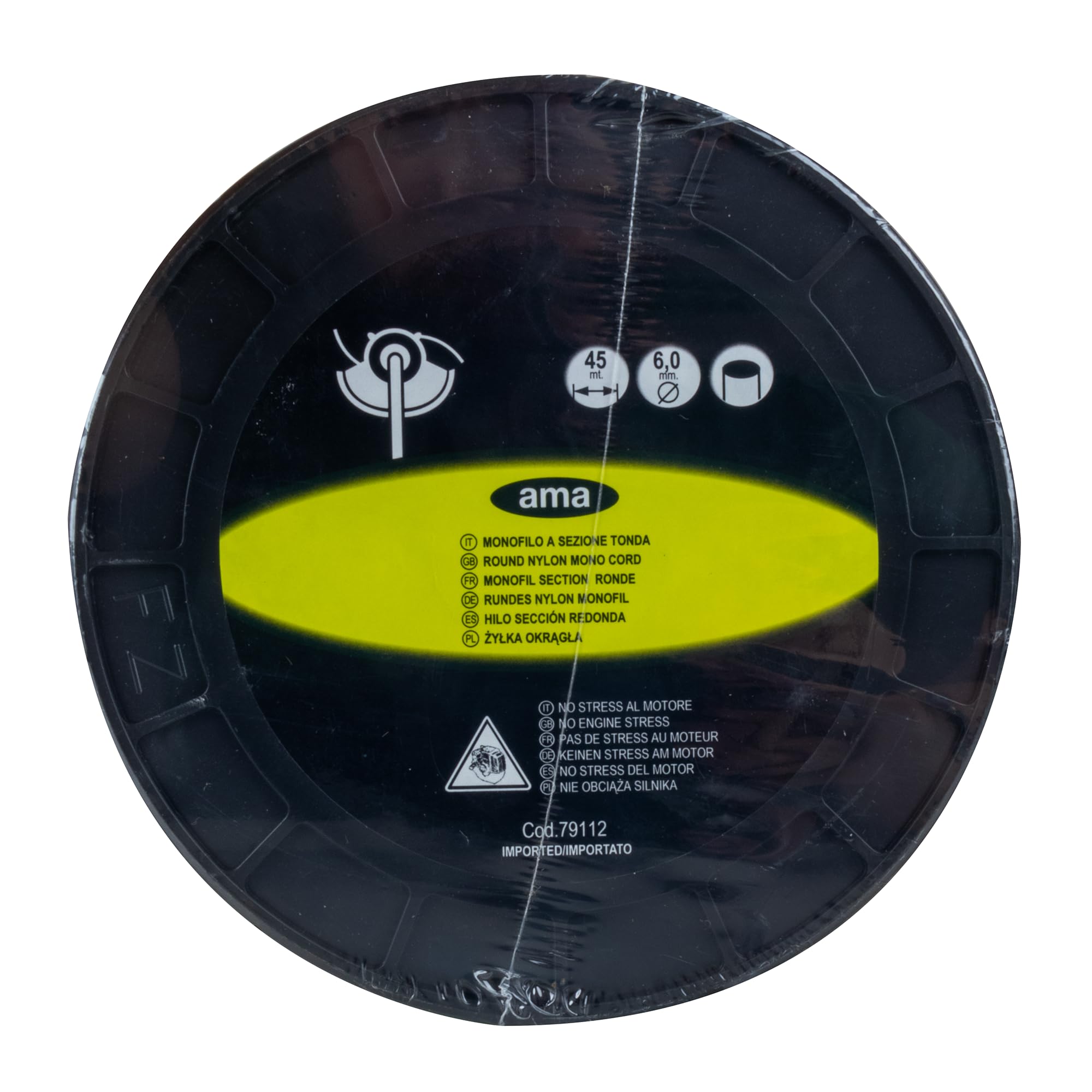 AMA Monofilo Decespugliatore 45 m Ø 6 mm Verde