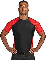 Vista 2 de Sanabul Esencial manga corta Rash Guard MMA BJJ Wrestling Grappling Jiu Jitsu