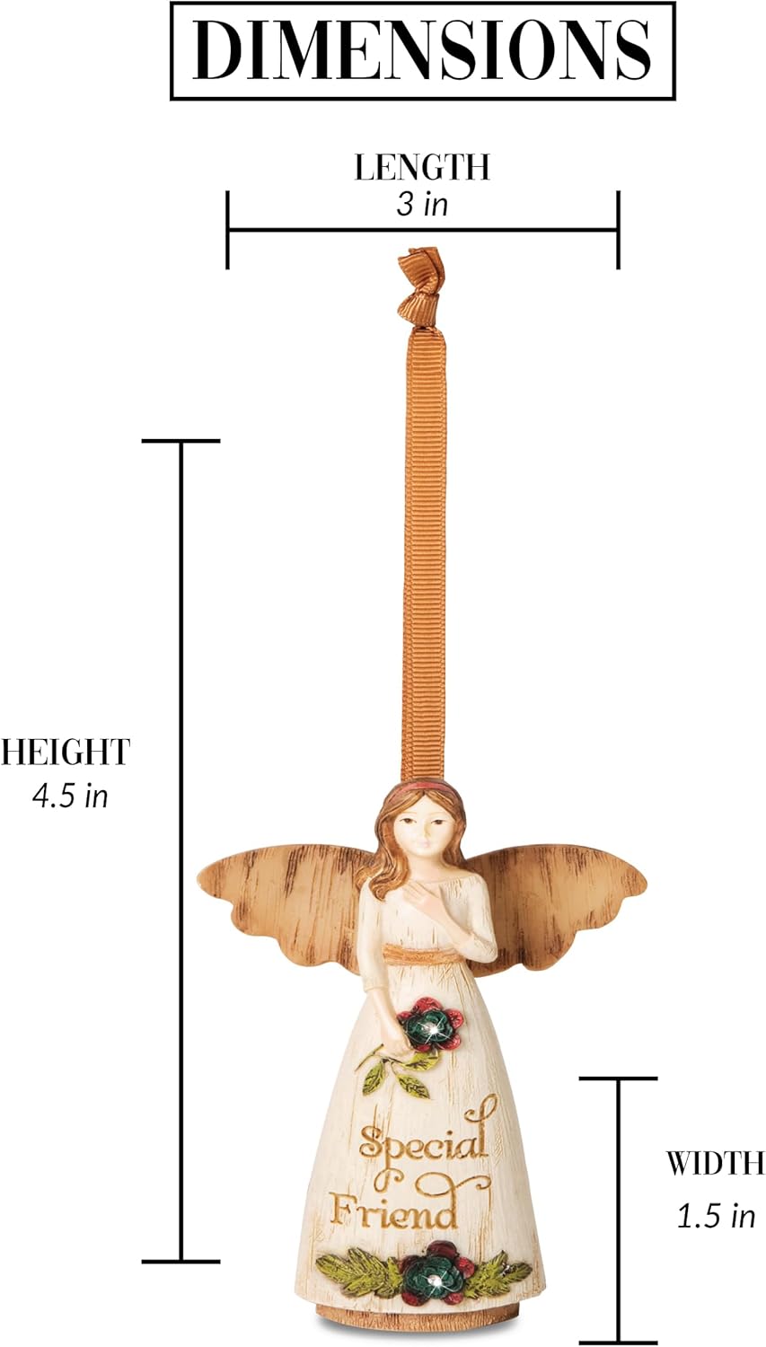 Pavilion Gift Company 02979 Special Friend Ornament/Angel Figurine, 4-1/2-Inch - Image 5