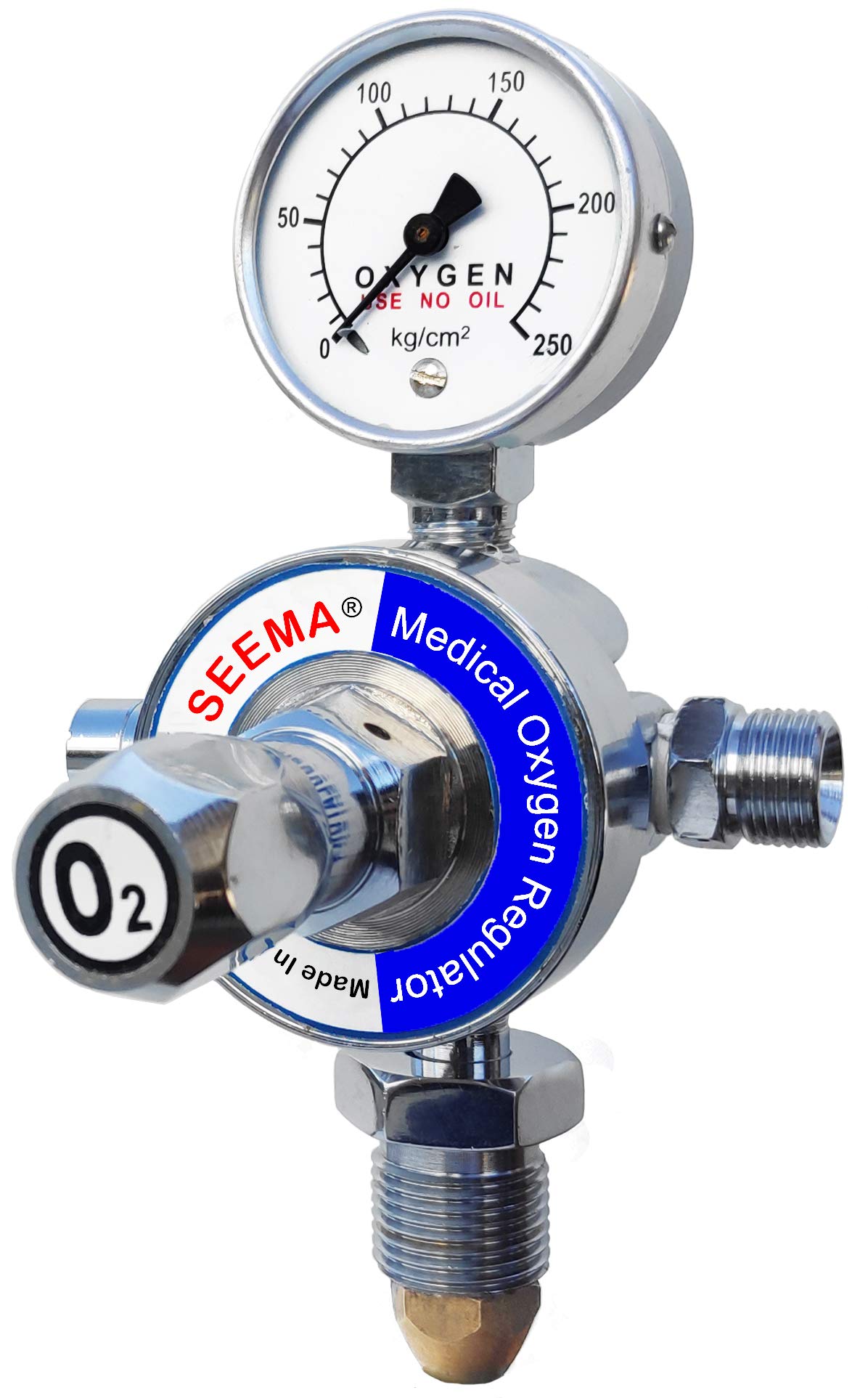 See full amazon price history chart for SEEMA® Single Stage Single Gauge Medical Oxygen Gas Regulator(MOX) | Output Pressure Preset at 4 bar | For Hospital, Clinic, Home Use | Silver Colour | 1 Unit SEEMA® Single Stage Single Gauge Medical Oxygen Gas Regulator(MOX) | Output Pressure Preset at 4 bar | For Hospital, Clinic, Home Use | Silver Colour | 1 Unit (B08KBWW9MM) Amazon Price History, Amazon Price Tracker