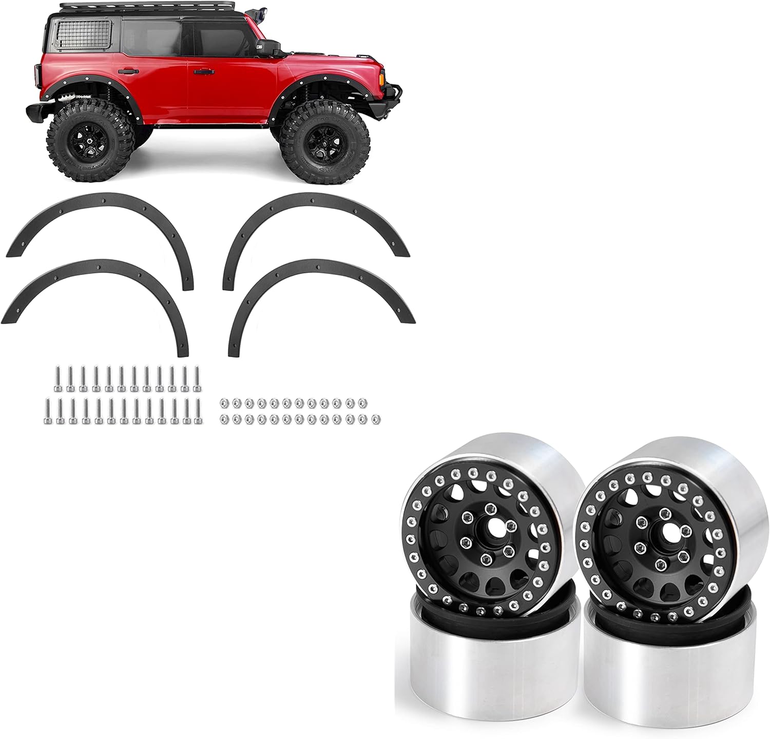 Zolikar Stainless Steel RC Fender Flares Delete and