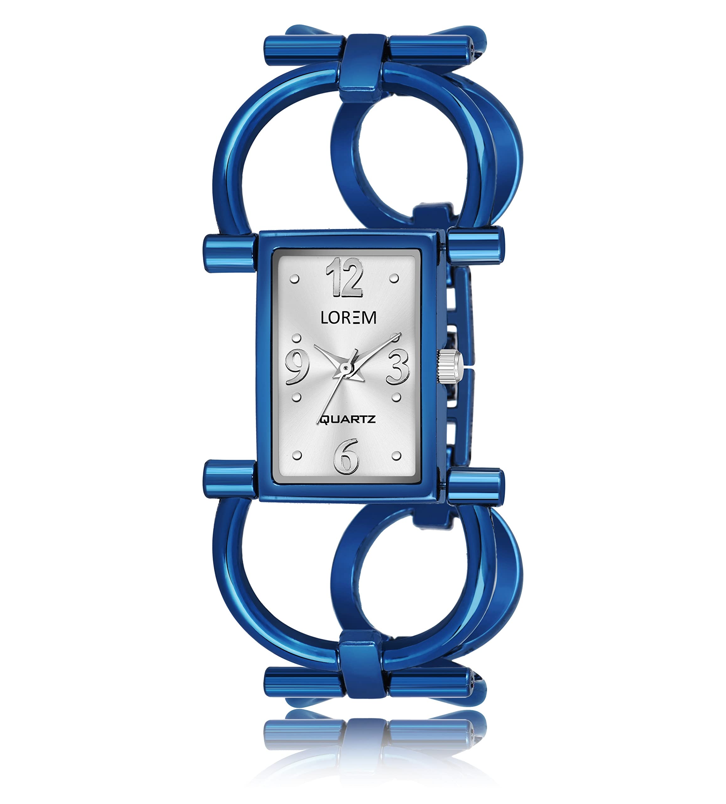LOREM Blue Trending Square Braclet Analog & Casual Watch for Women MC-LR296 (B0B8H2Q956) Amazon Price History, Amazon Price Tracker