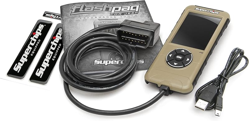 Programador de desempenho portátil Superchips Flashpaq F5 SPC-3874 para Jeep – 1998 a 2014
