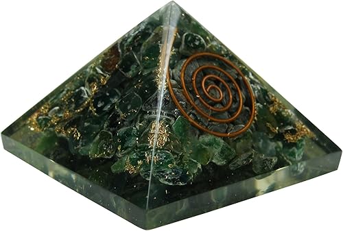 HARMONIZE Aventurina Piedra Pirámide Reiki Cristales Curativos Chakra Terapia Equilibrio Generador de Energ