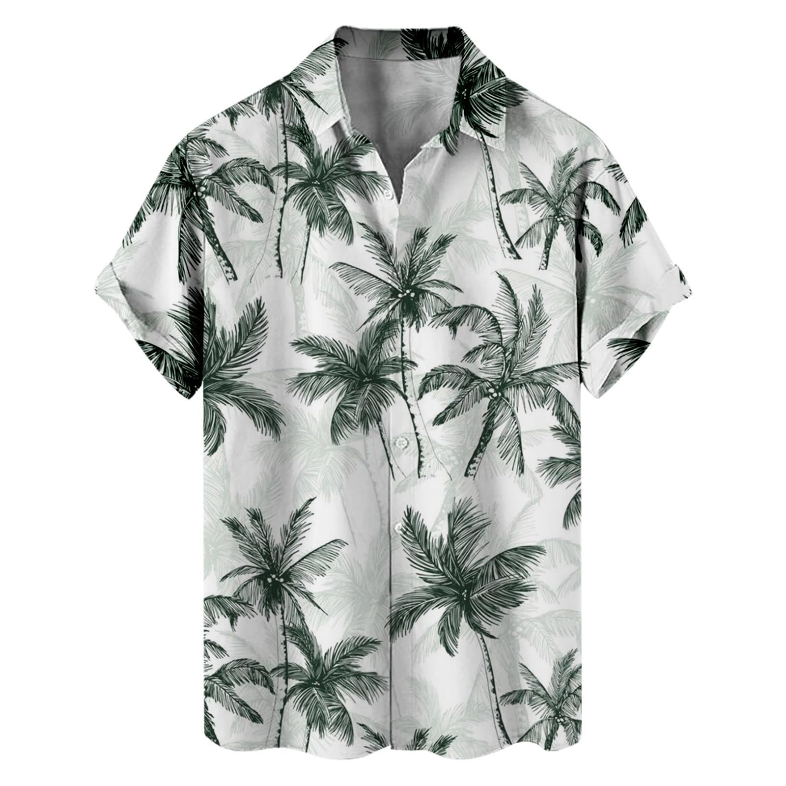 Acheter Chemise Hawaïenne à Manches Courtes Pour Hommes, Rayé