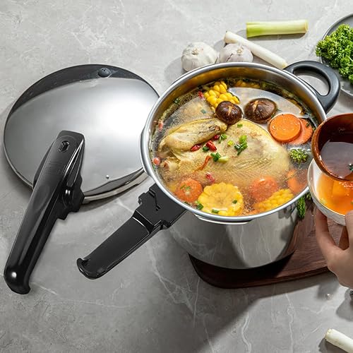 Miniatura 3 de YARNOW Mango universal para olla a presión, asas de repuesto de plástico antiquemaduras para tapa y cuerpo de olla a presión, negro, accesorios de