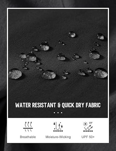 Miniatura 4 de Gopune Pantalones de senderismo al aire libre para mujer, ligeros, de secado rápido, resistentes al agua, pantalones de montaña