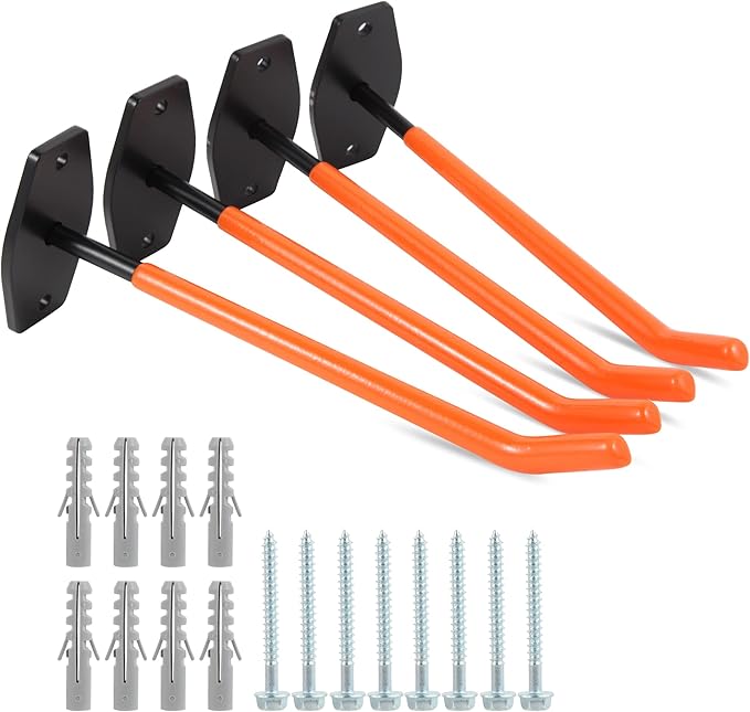 Sinoer 4Pack tire Holder Set tire Storage Rack, Tire Rack Wall Mount