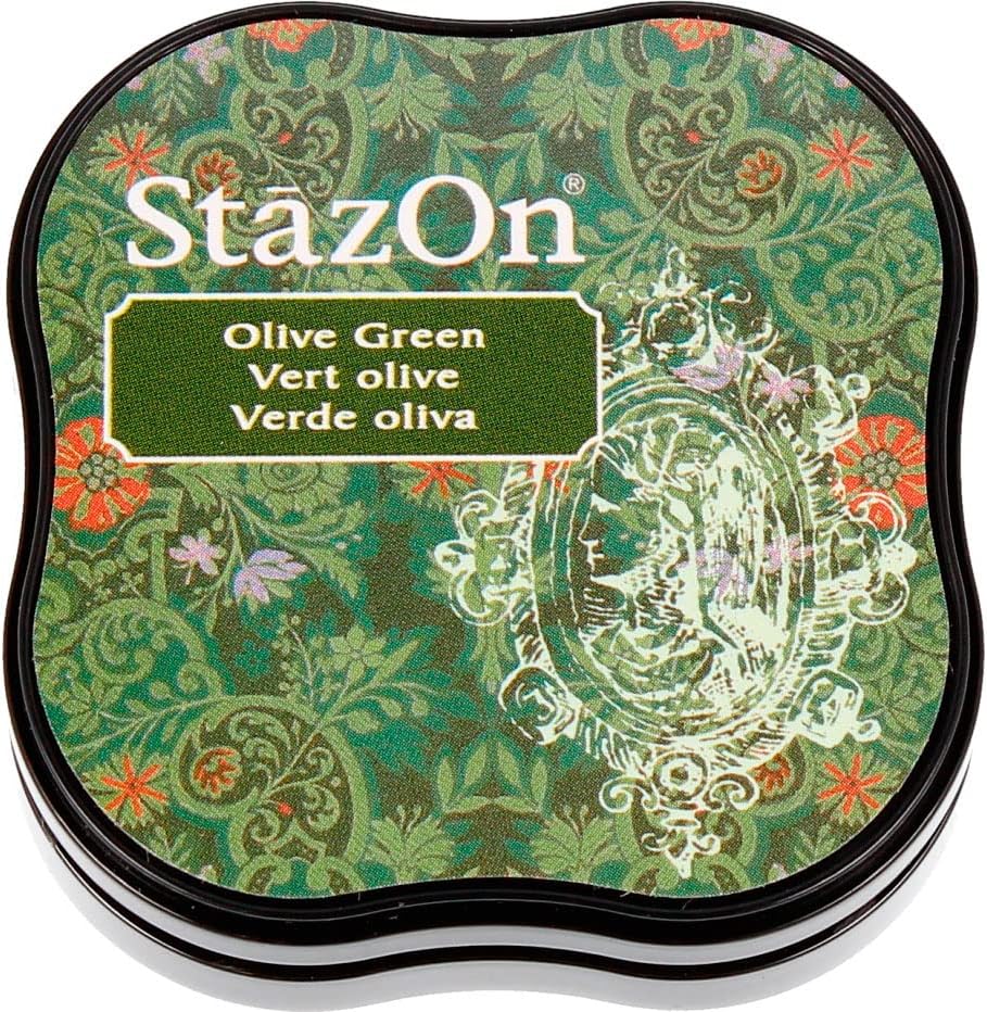 StazOn Midi Pad, Olive Green
