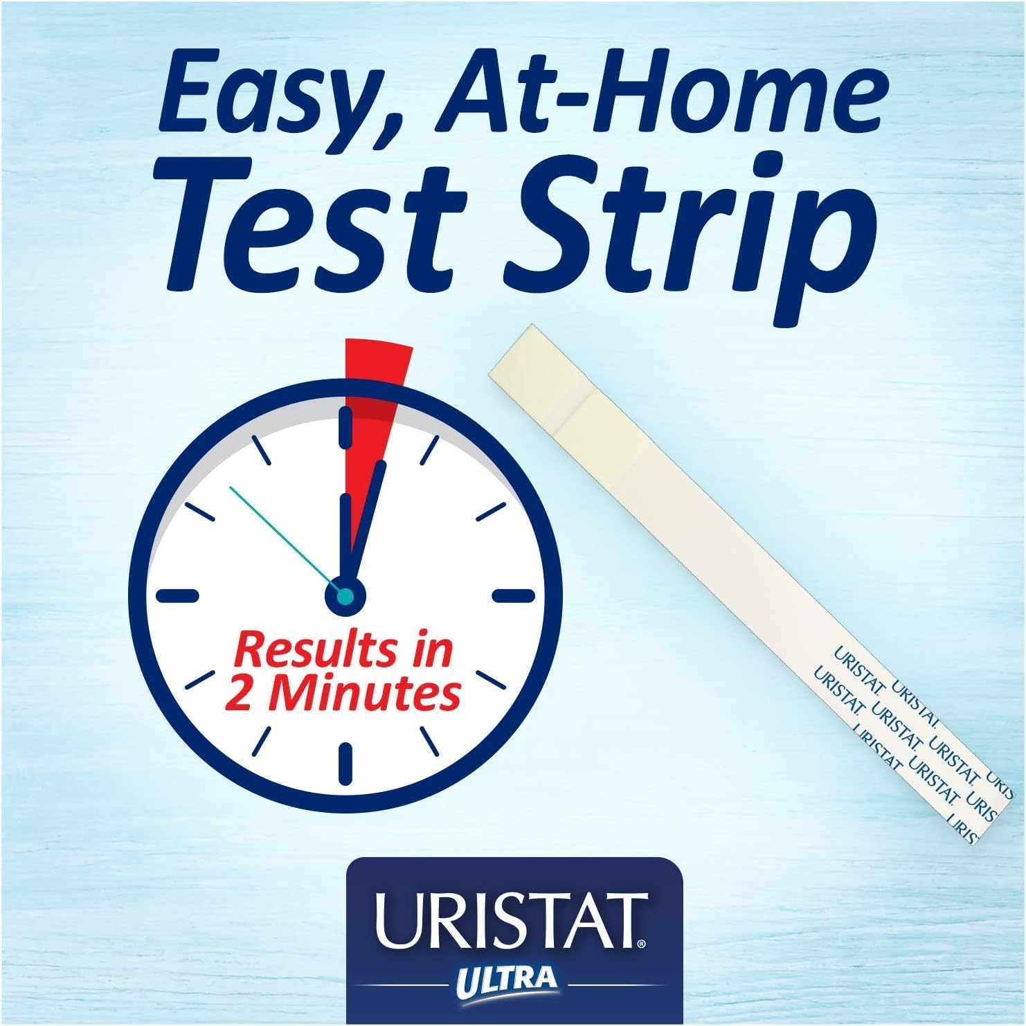 URISTAT Ultra UTI Relief Pack, 1 UTI Test Strip & 12 Pain Relief Tablets (Pack of 4)