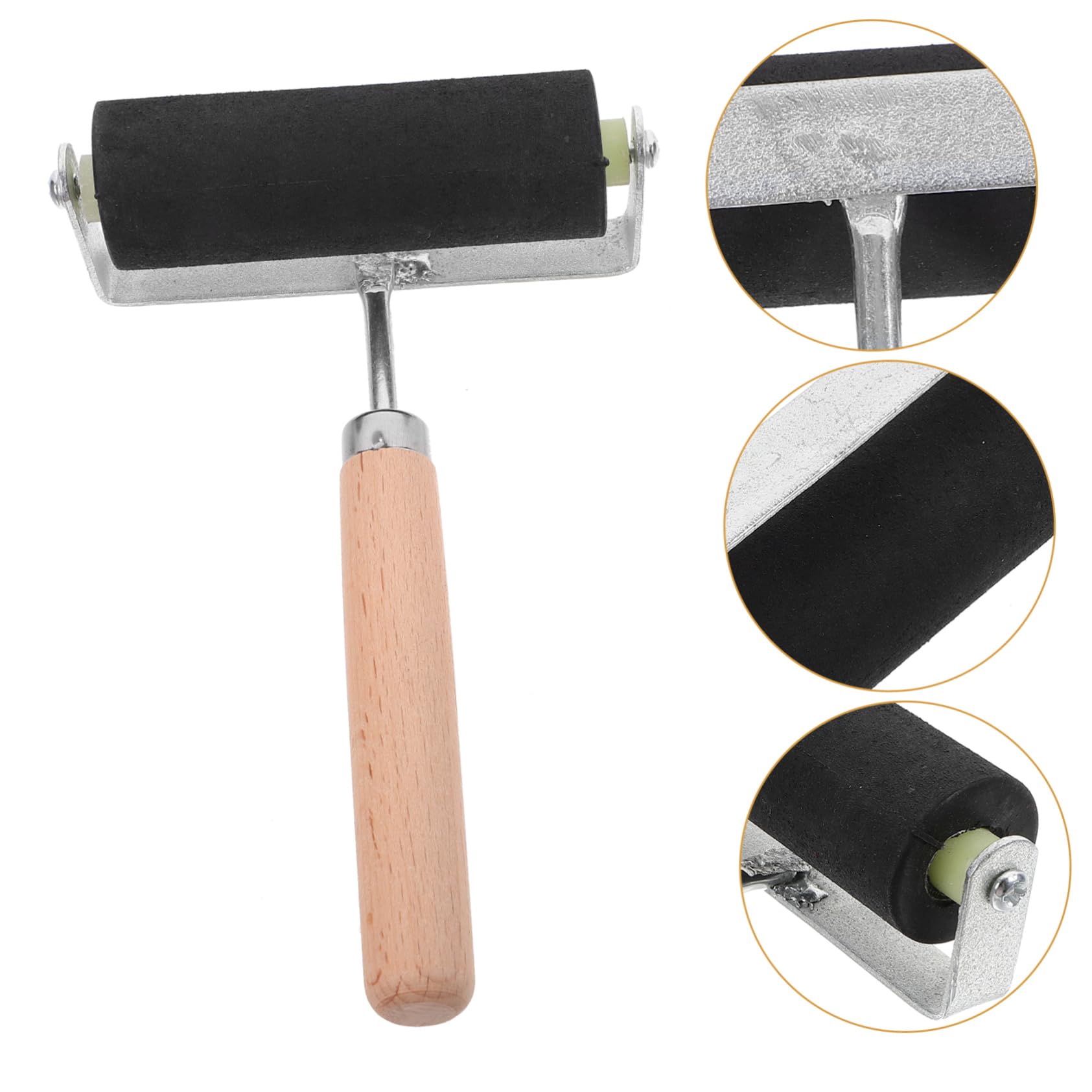 NUOBESTY 4stücke Handheld Printmaking Roller Ergonomischer Druckroller Für Kunst Und Handwerk Leicht Und Langlebig Für Linoldruck Stempeln Und Scrapbooking