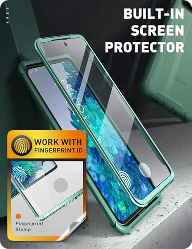 Vista 19 de i-Blason Ares Series - Funda para Samsung Galaxy S20 FE 5G Negro