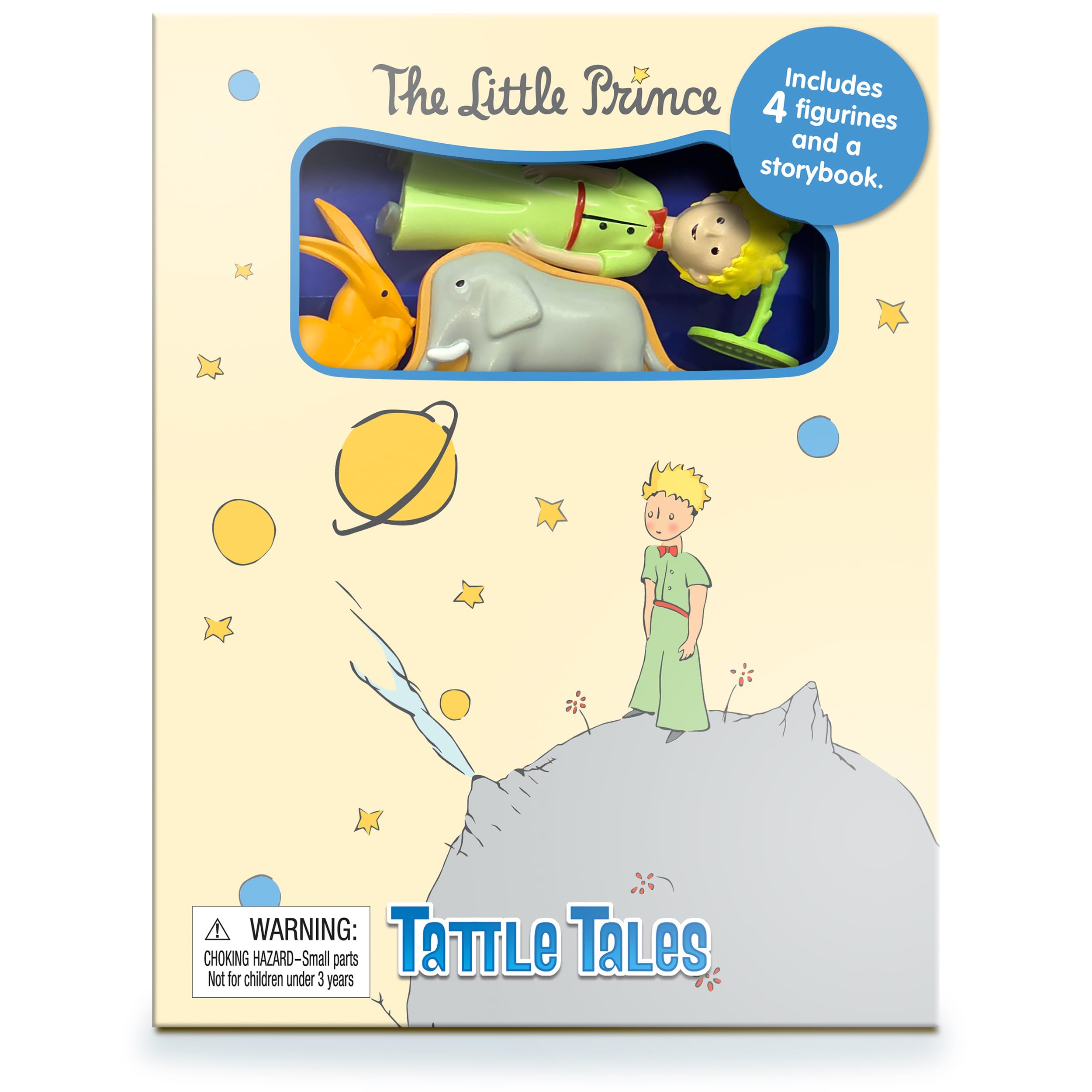 The Little Prince Tattle Tales - Activity Books for kids, 12-page storybook, 4 figurines