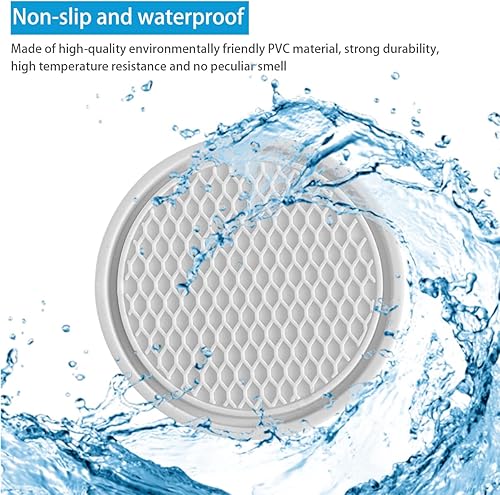 Miniatura 4 de zipelo Paquete de 4 portavasos para automóvil, portavasos universales antideslizantes e impermeables de 2.75 pulgadas, tapete de silicona duradera