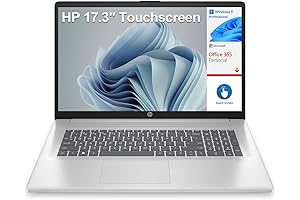 HP 17 17.3" Touchscreen Laptop: Productivity and Entertainment at Your Fingertips