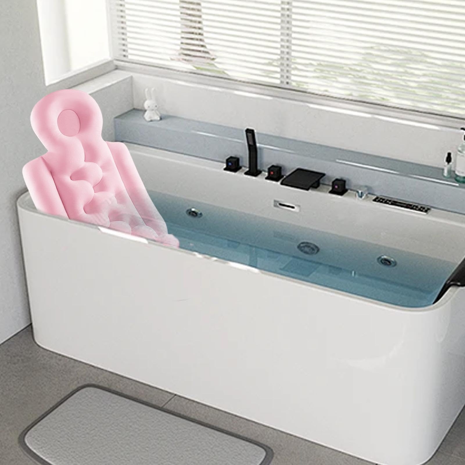 Almohada de baño para bañera - Cómodo cojín de Almohada de baño de Cuerpo