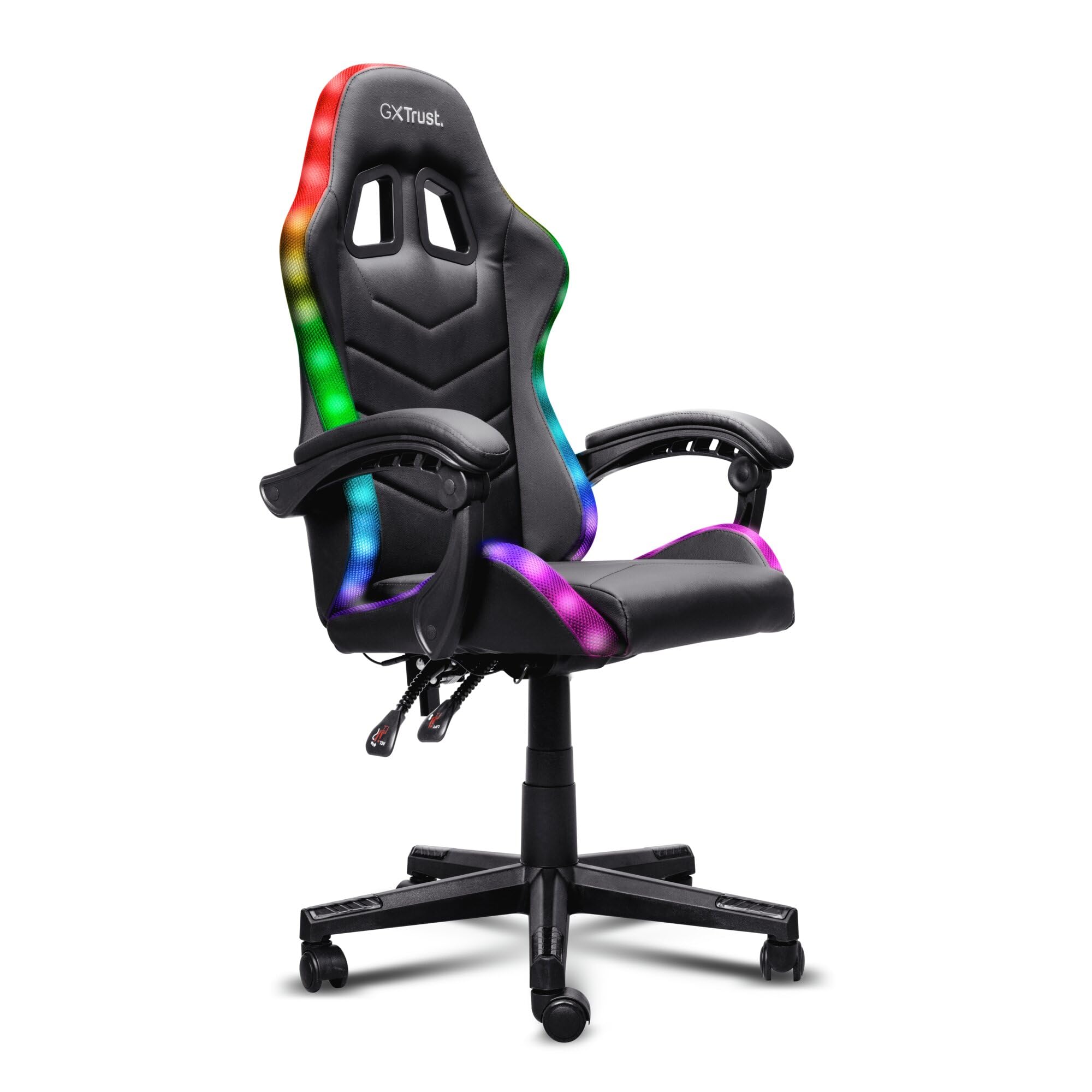Silla Gaming GXTrust 704 Roniq: RGB, Ajustable y Colorida
