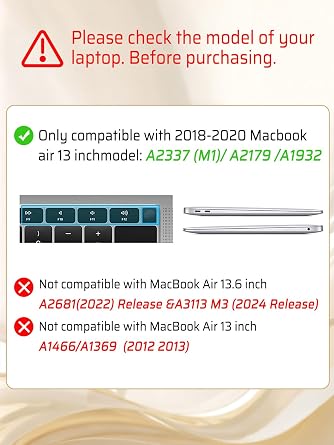 Seorsok Compatible with MacBook Air 13 Inch Case 2022 2021 2020 2019 2018 Release A1932 A2179 M1 A2337 Touch ID,Cute Striped Plastic Hard Shell Case with Keyboard Cover,Pink & White Stripes