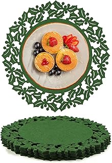 Filz Getränkeunterlage | Hitzeabweisende Saugfähige Tischschutzmatten 6er Set - Für Wohnzimmer Couchtisch Schreibtisch,Deko für Wohnheim Wohnung Küche Esszimmer Einrichtung