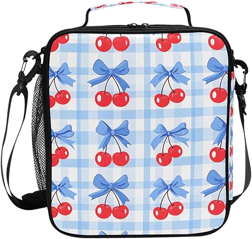 Vista 11 de Lonchera de robots de estilo urbano para niñas y niños, bolsa de almuerzo para niños, bolsa de almuerzo para niños, bolsa térmica aislada