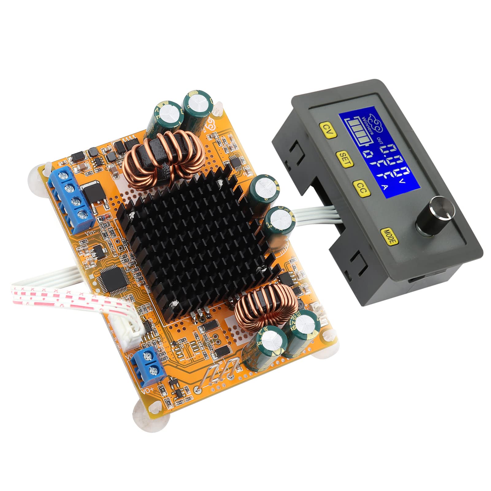 DCDC regulowany moduł zasilania 5A LCD cyfrowy automatyczny przetwornica napięcia obniżającego napięcie regulator doładowania dla projektów elektroniki DIY 144g