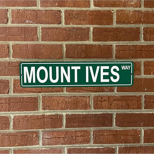 Vista 287 de Ohio Mountains Pick Your Mountain Compatible/repuesto para Ballards Hill United States Mountain Aluminio Metal Tin Street Sign Style decoración