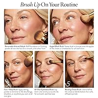 Vista 10 de LAURA GELLER NEW YORK - Brocha de sombra de ojos, mango de madera negra