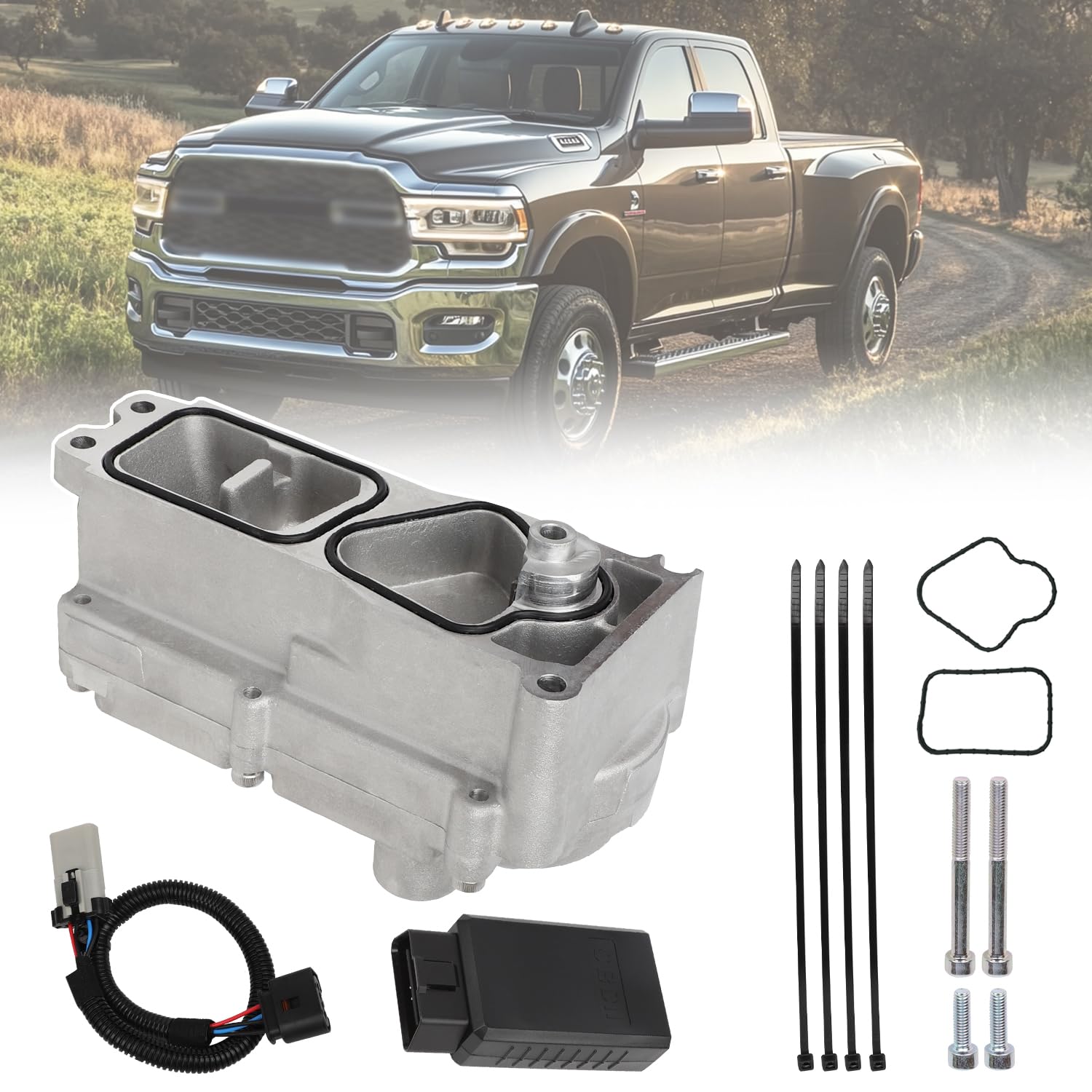 5494878RX 5601240NX 6.7L Cummins Turbo Actuator Compatible with 2013-2018 Ram 2500 3500 4500 5500, Replaces 68232771AA 68481772AA, for Holset HE300VG HE351VE VGT Turbocharger,with Calibrate Kit