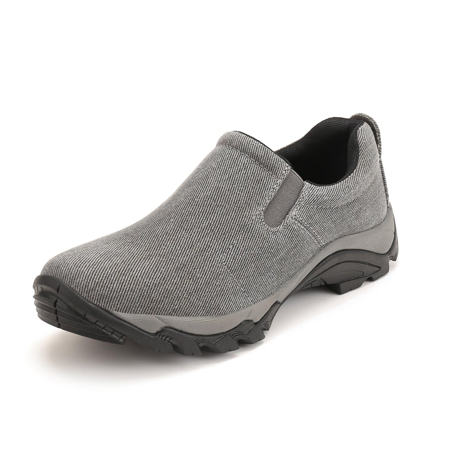 Men's Slip On Shoes Lightweight Comfortable Walking Shoes with Canvas Upper and Non-Slip Rubber Outsole-image-11