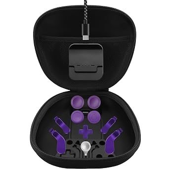 Complete Component Pack for Xbox Elite Controller Series 2 - Accessories Includes 1 Controller Carrying Case, 1 Charging Dock, 4 Thumbsticks, 4 Paddles, 1 Adjustment Tool and 1 Charging CablePurple