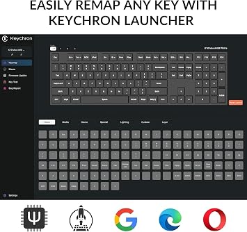 Keychron K10 Max RGB Full Size Mechanical Red Switch 2.4GHz Wireless English Black Keyboard