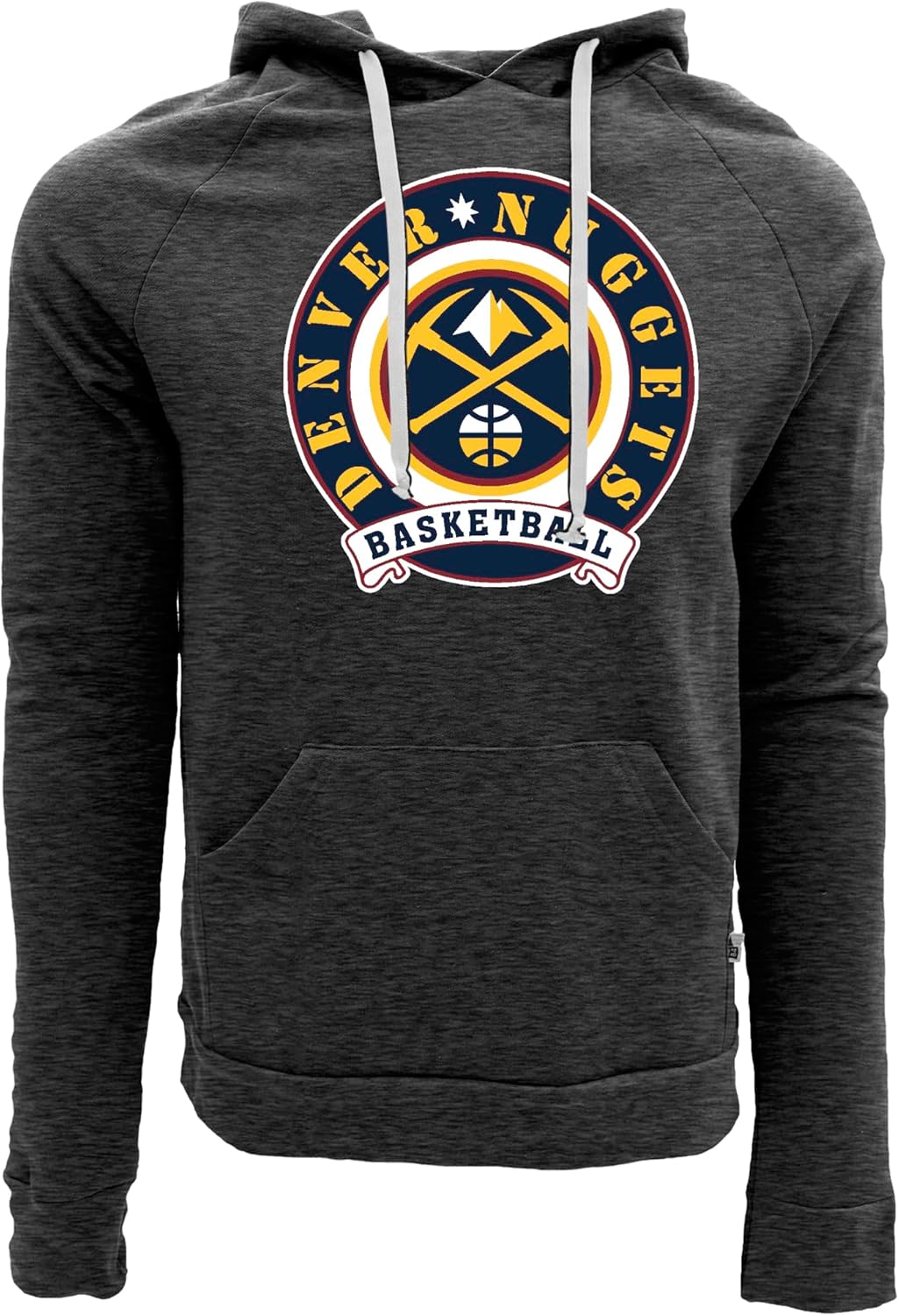 Blue 84 NBA unisex-adult Nba Officially Licensed Tri-blend Hooded Sweatshirt Black - Image 2