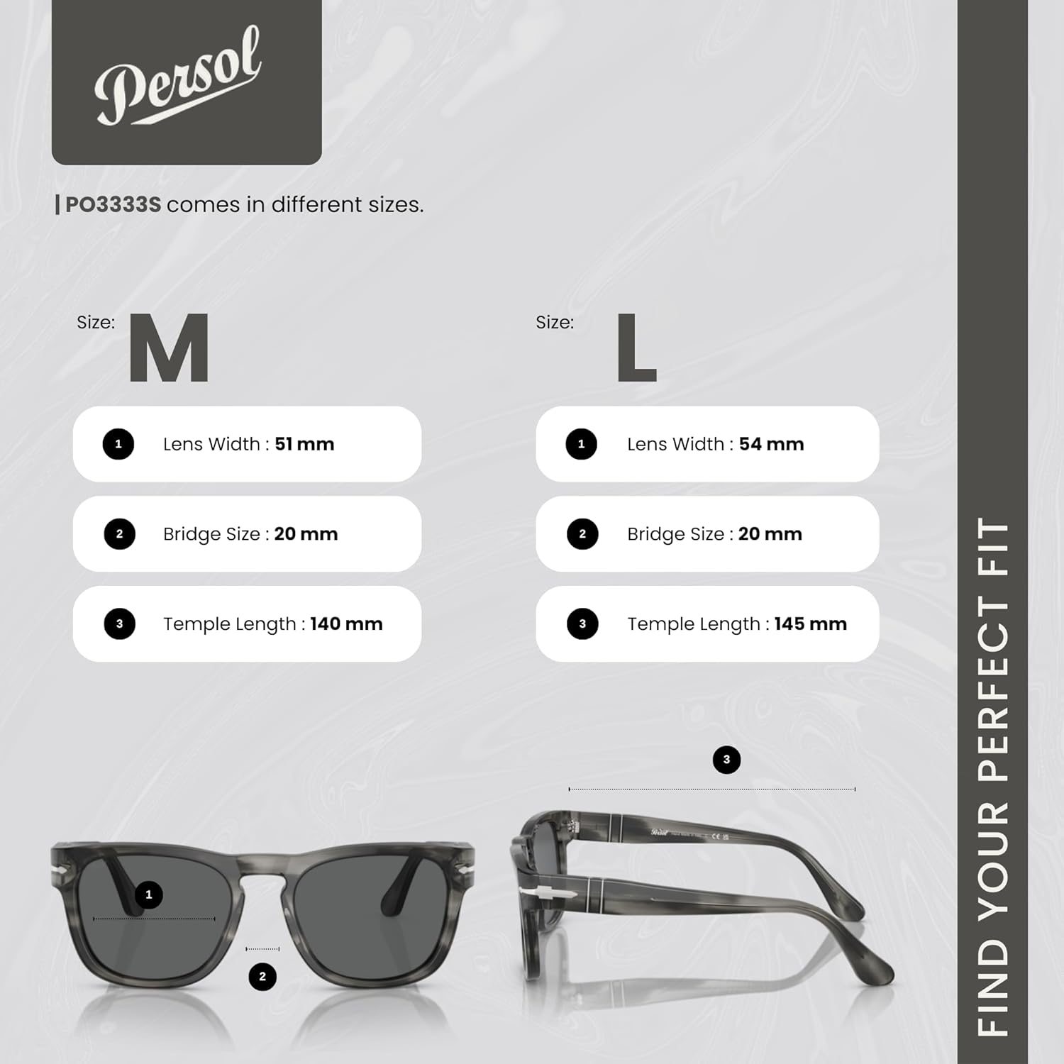 Persol Elio PO3333S Square Sunglasses for Men for Women +BUNDLE with ACCESSORY EYEWEAR KIT