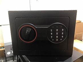 6.5L Safe Tresor für Zuhause, Mini Digitaler Tresor mit Ersatzschlüssel, Abnehmbarem Regal und Alarmanlage, Wandtresor mit Zahlenschloss für Bargeld Wichtiger Dokumente