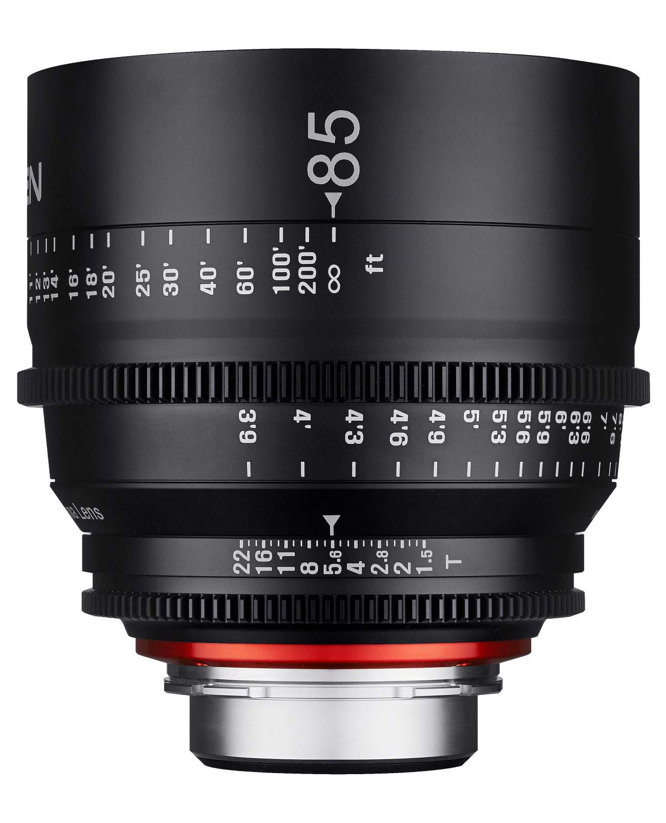 XEEN Cinema 85 mm T1.5 PL Full Format Lens MF Cine Video Lens for High Resolutions with Follow Focus Sprockets