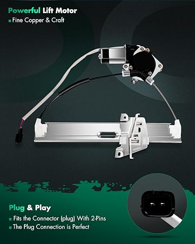 Miniatura 5 de SCITOO 751-713 8L8Z 7827000-A Elevalunas lateral del pasajero trasero con motor compatible para Ford Escape 2008-2012 para Mercury Mariner 2008-2011